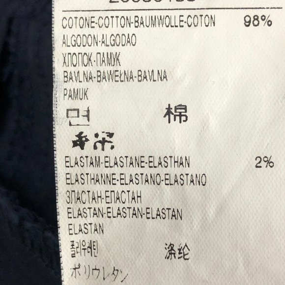 United Colors of Benetton Navy Pin Striped Flared Pants Quiet Luxury Old Money - Picture 10 of 13